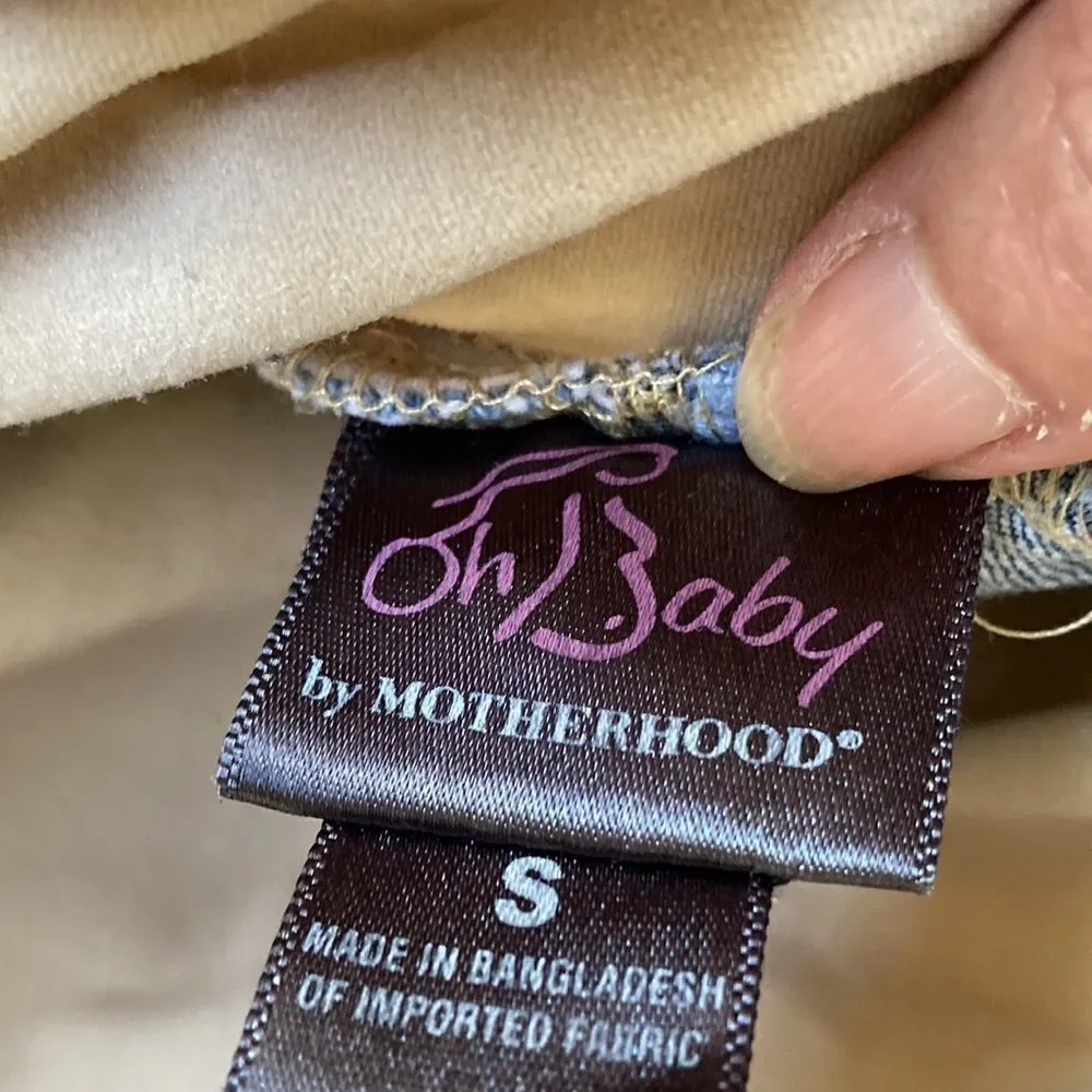 Oh Baby by Motherhood Denim Jean Shorts Size S